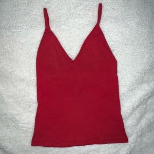 Brandy Melville Red Tank One Size